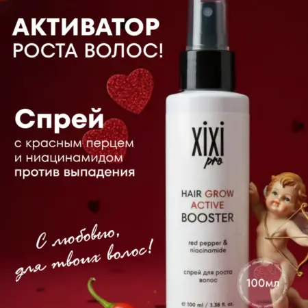 Спрей для роста волос с красным перцем и ниацинамидом. MDMARKET.STORE