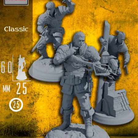 Банда головорезов Бандиты враги противники Миниатюры для DnD. PRForge