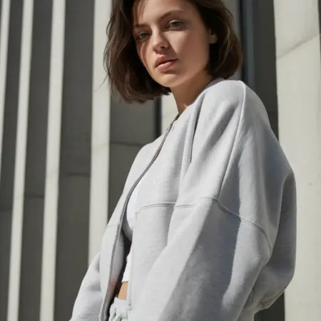 Толстовка бомбер укороченная. ТВОЕ