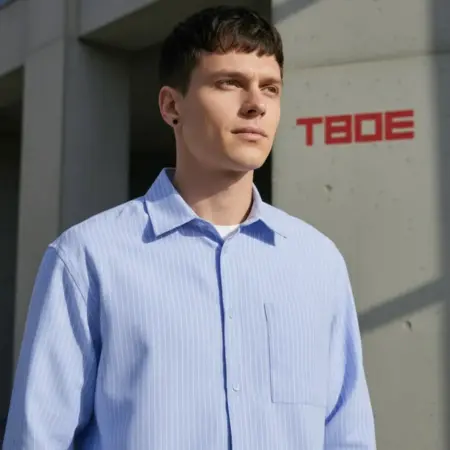 Рубашка классическая в полоску. ТВОЕ