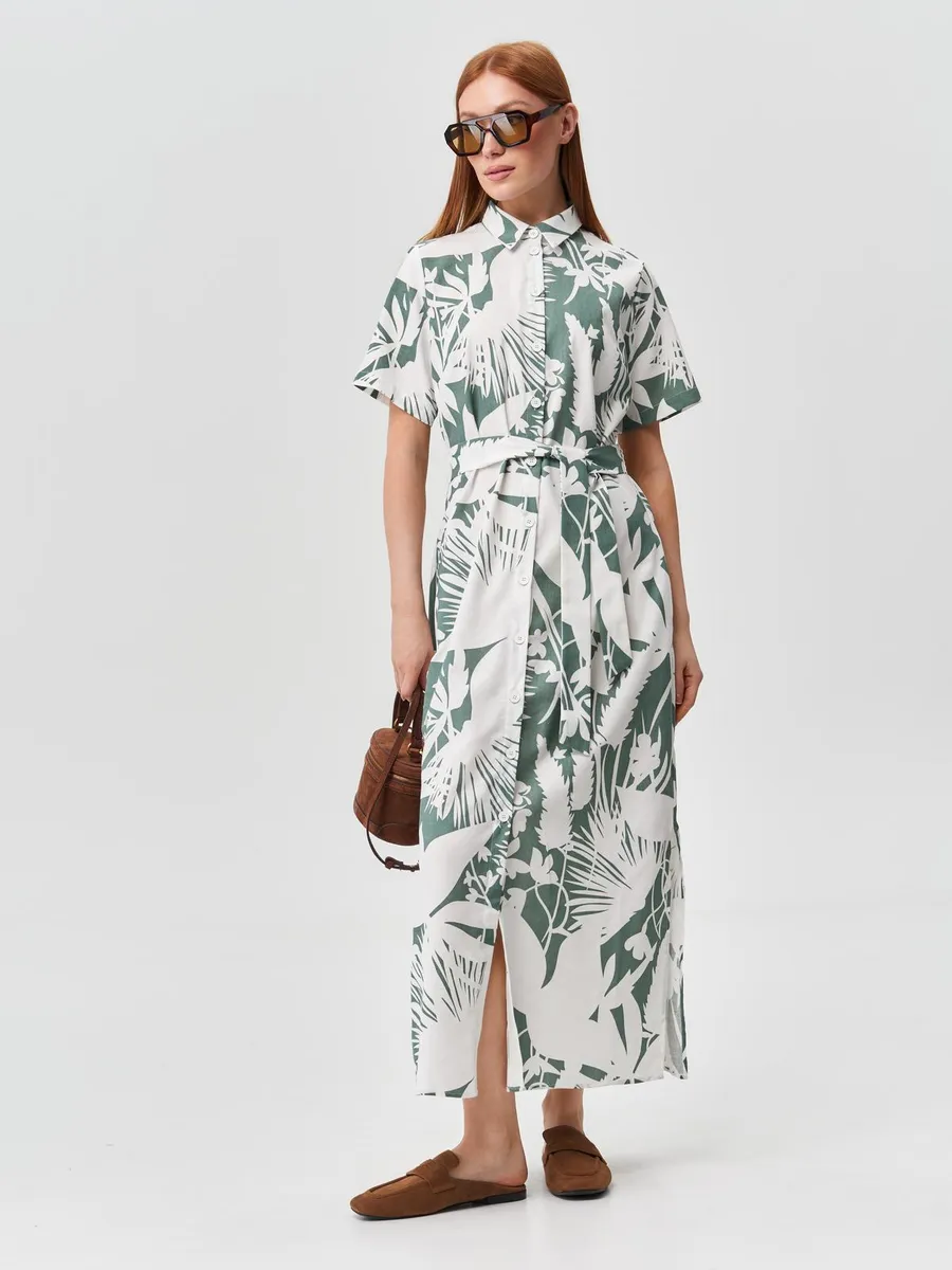 Платье-рубашка длинное, сарафан макси с поясом. Obba! Just WOW.