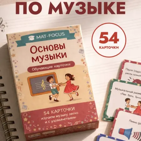 Карточки по музыке. Вопрос-ответ. Mat-Focus