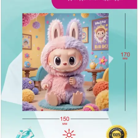 Термонаклейка на детскую одежду Лабубу. ПРИНТ