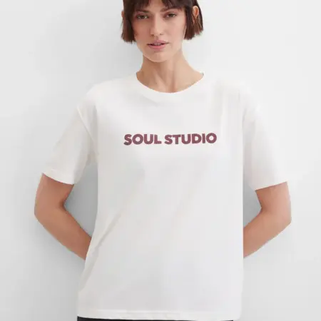 Футболка базовая свободная с надписью. Герри Вебер