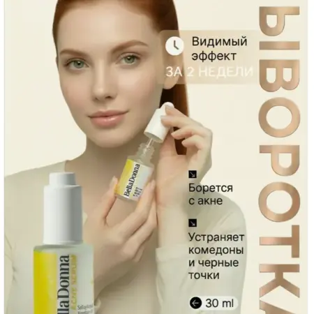 Сыворотка от прыщей и акне с салициловой кислотой. Морской Бриз