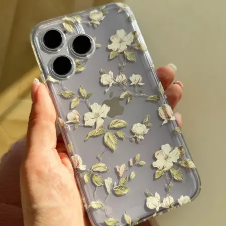 Чехол на iPhone 16 PRO MAX с цветами. Banana!