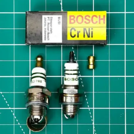 Свеча зажигания BOSCH WSR6F 3к (2 шт). TEHNO-ZONA.RU