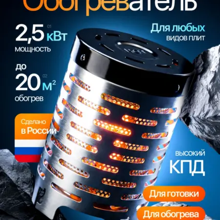 Насадка - обогреватель дожигатель газа на плитку. TeploStore