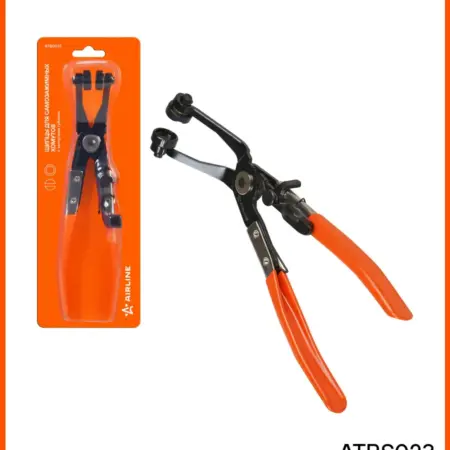 Клещи щипцы загнутные для пружинных хомутов. CARVILLESHOP