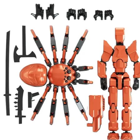 Подвижная сборная 3D фигурка Паук. Geek Fabrique