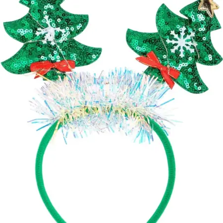 Карнавальный новогодний ободок "Ёлочки", обод на голову. KoroBoom Shop