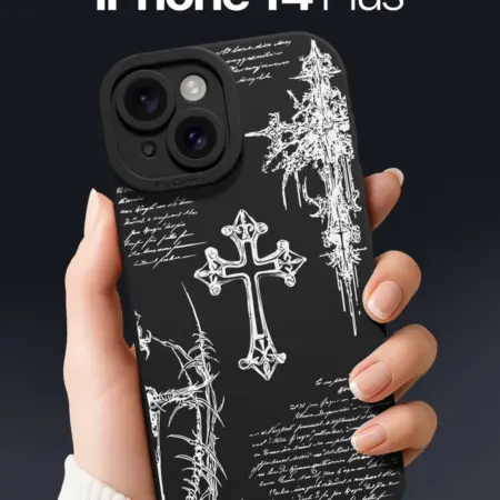 Чехол на iPhone 14 Plus с крестами. SCDesign