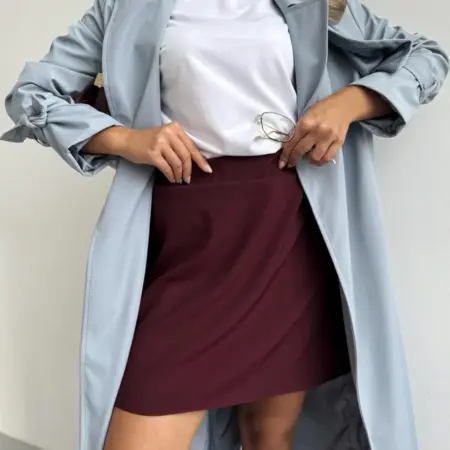 Юбка костюмная мини. Черное платье