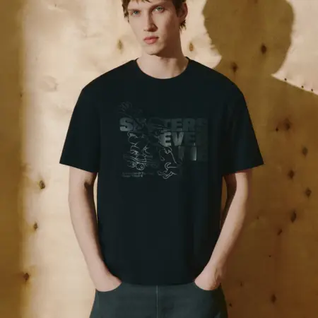 Футболка хлопковая с принтом. MELON FASHION GROUP