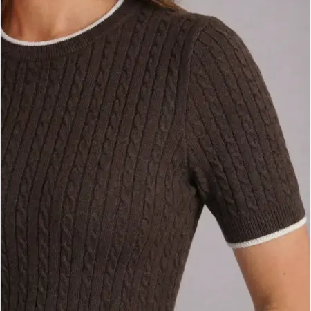 Футболка-поло вязаное с коротким рукавом. Vestito Tutti