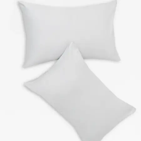 Наволочки 50x70 в комплекте 2 шт, сатин гладь светло-серый. Атмосфера