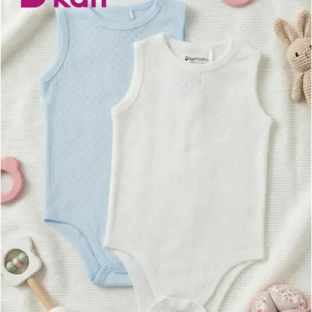 Боди для новорожденных мальчиков с коротким рукавом 2 шт. KARI
