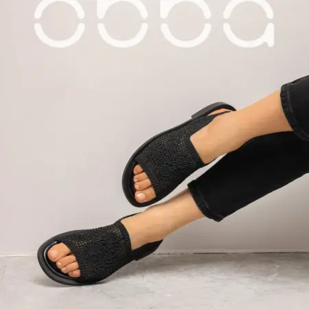 Летние босоножки на плоской подошве. Obba