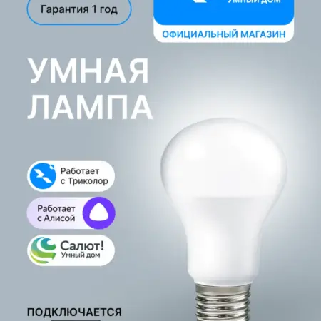 Умная лампочка GS BDHM8E27W70-I1. ООО СПУТНИК ТРЕЙД