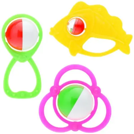 Набор погремушек, развивающая игрушка для малышей, МИКС. KoroBoom Shop