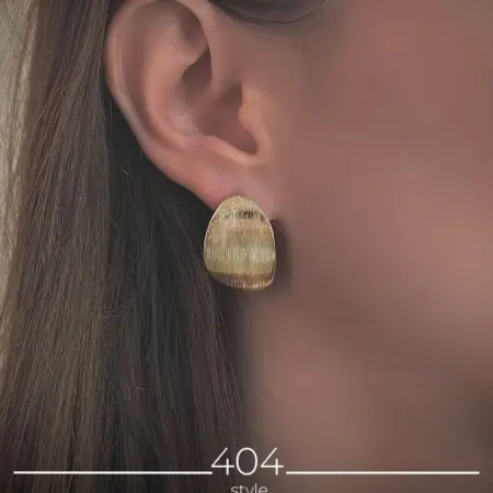 Серьги крупные бижутерия сплав большие old money тренд 2026. 404 Style