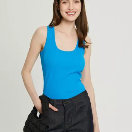 Майка топ под пиджак базовая. Finn Flare