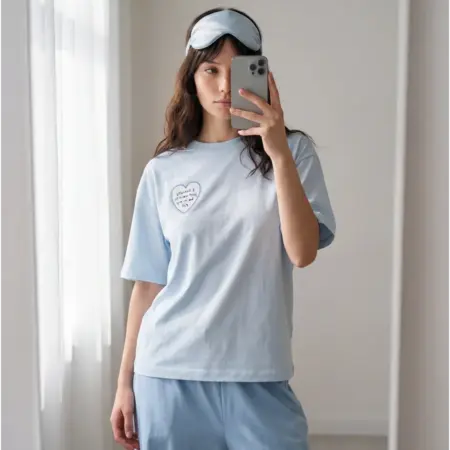 Пижама с принтом и брюками. ТВОЕ