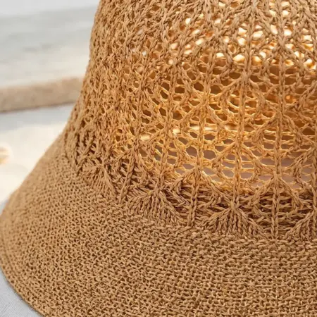 Шляпа летняя пляжная соломенная. 2SIS