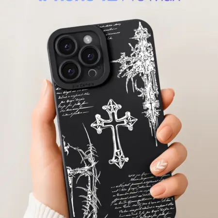 Чехол на iPhone 12 Pro Max с крестами. SCDesign