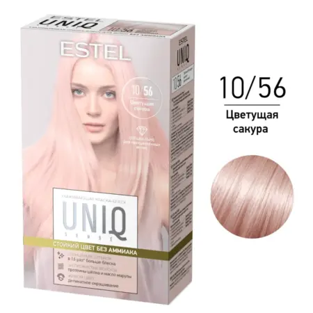 Набор краска для волос 10.56 и оксид 3% UNIQ. E-COSMETIC