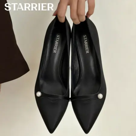 Туфли лодочки на шпильке с острым носом. STARRIER