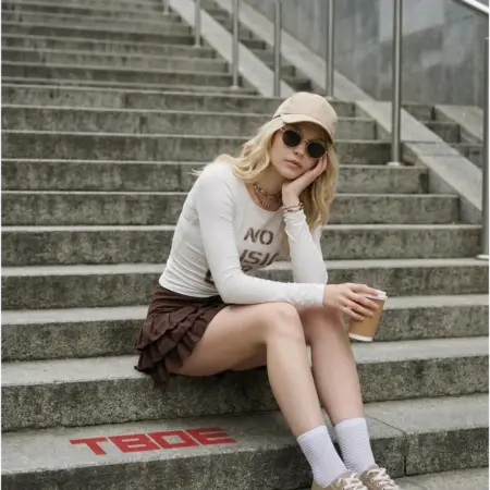 Юбка-шорты с воланами. ТВОЕ