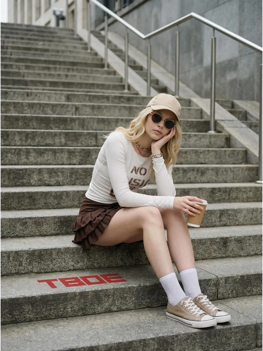 Юбка-шорты с воланами. ТВОЕ