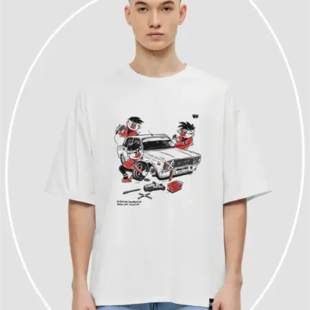 Футболка с принтом Союзмультфильм оверсайз. Нити-Нити