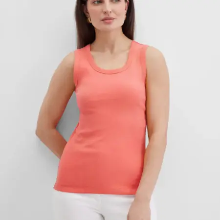 Топ-майка базовый в мелкий рубчик. Герри Вебер