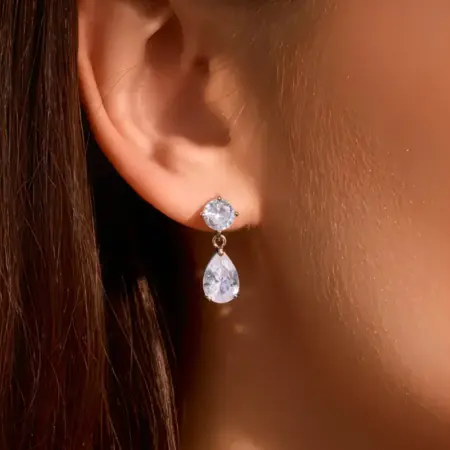 Серьги бижутерия капли. TIFITY