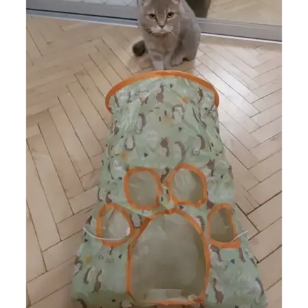 Игрушка тоннель для кошек и собак мелких пород. Интернет Революция