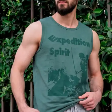 Майка мужская спортивная с принтом. KARI