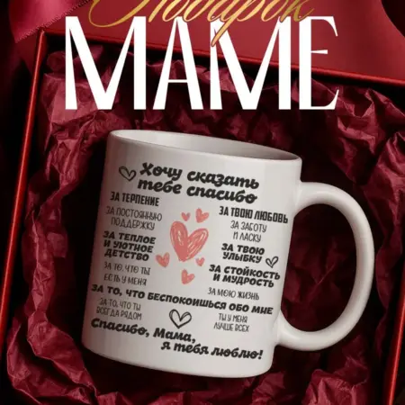 Кружка маме подарок. RA