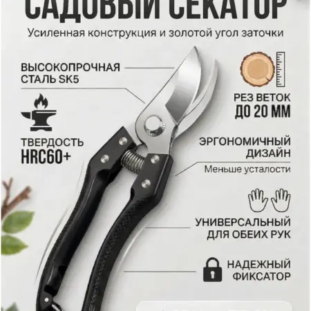 Секатор садовый универсальный. ВАНСКИ