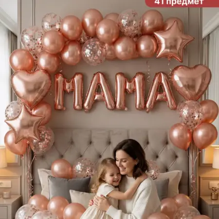 Воздушные шары МАМА для фотозоны. Home party