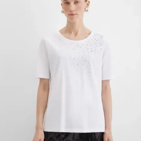 Футболка свободная со стразами. Герри Вебер