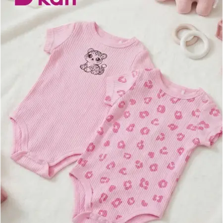 Боди для новорожденных девочек с коротким рукавом 2 шт. KARI