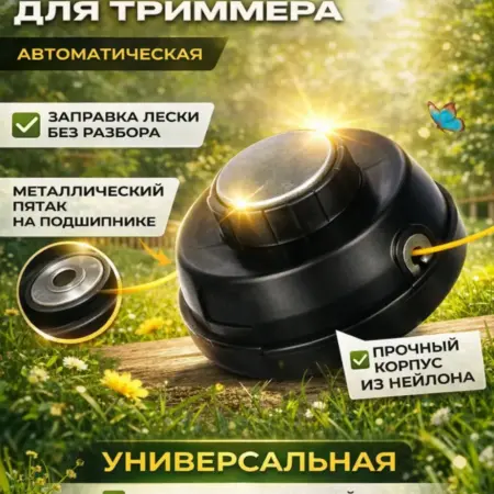 Катушка для бензинового триммера автомат М10 левая резьба. уДачный магазин