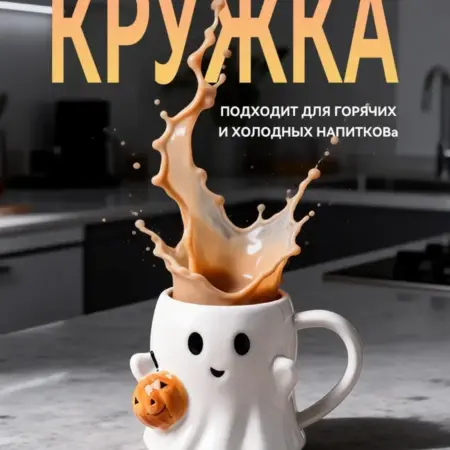 Керамическая кружка Привидение. Твой Выбор