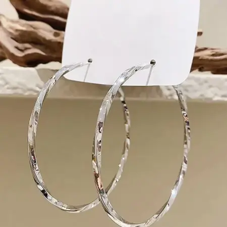 Серьги кольца для подростков бижутерия. Missevee