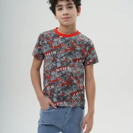 Футболка для мальчика с принтом. KARI