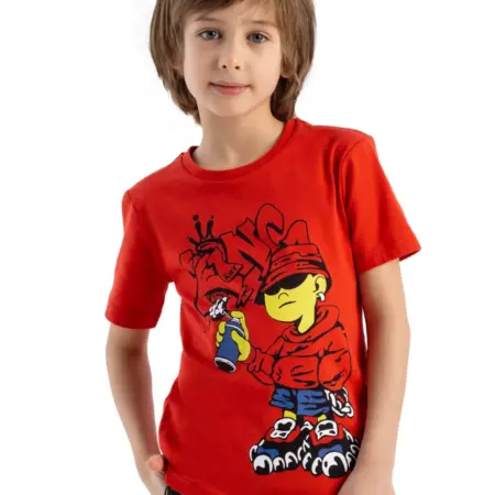 Футболка оверсайз детская подростковая с принтом хлопок. Kapika