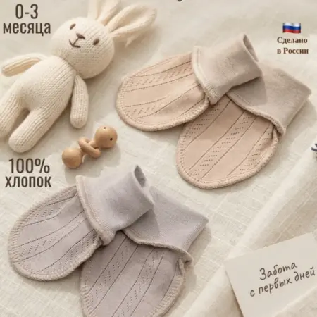 Антицарапки для новорожденных. Малышеево