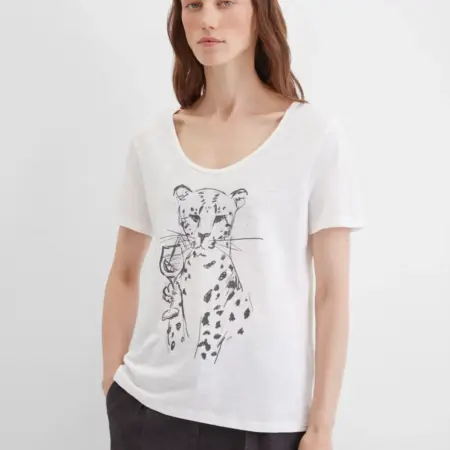 Футболка свободная с рисунком и стразами. Герри Вебер